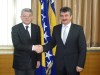 Сусрет предсједавајућег Представничког дома Шефика Џаферовића с амбасадором Мађарске у БиХ